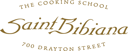 saint bibiana cooking school logo